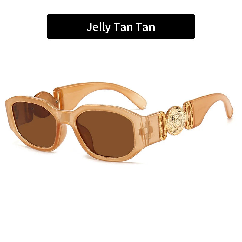 Vintage Square Sunglasses Women Men Luxury Brand Designer Sun Glasses Travel Shades Retro Eyewear UV400 Zonnebril Voor Mannen