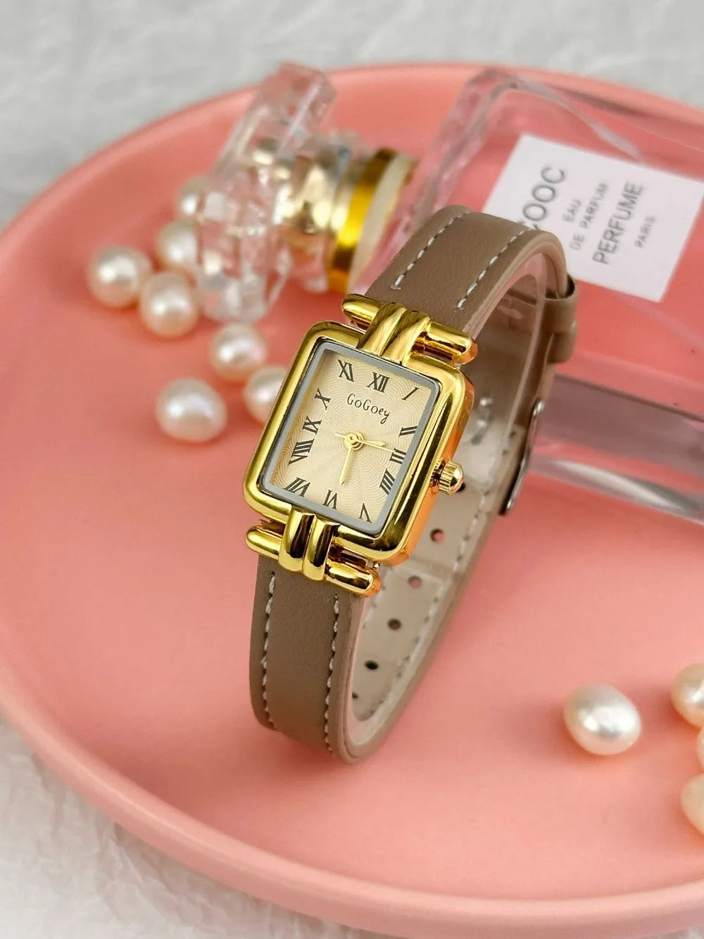 Fashion Ladies Watch Simple Vintage Roman Dial Quartz Watch Leather Strap Women Wristwatches Dropshipping Relojes Para Mujer