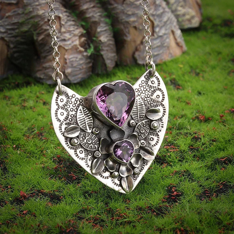 Exquisite Luxury Bamboo Imitation Jade Dragon Column Phoenix Necklace Suitable for Men and Women's Fashionable Charm Jewelry
