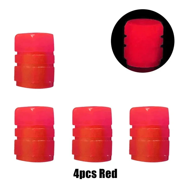 Luminous Tire Valve Cap Car Wheel Hub Glowing Dust-proof  Rim Stem Covers Applicable for Xiaomi M365/1S/Pro Scooter Accessories