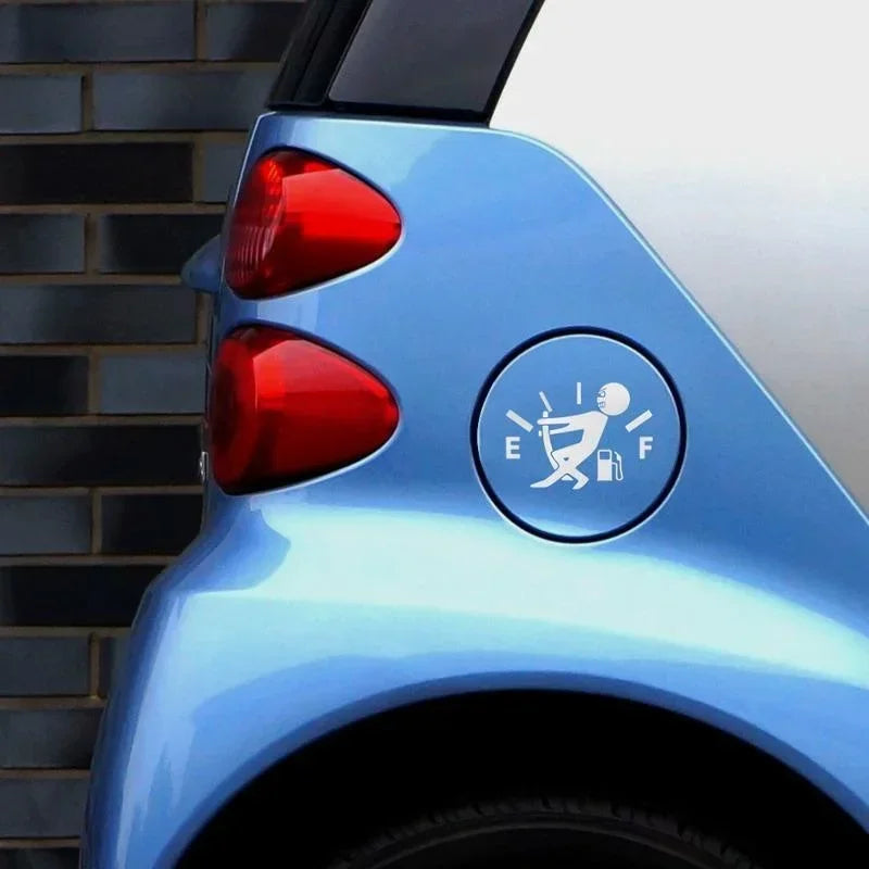 Funny Creative Reflective Car Fuel Tank Cover Stickers Reflective Auto Stickers Car Decoration Accessories
