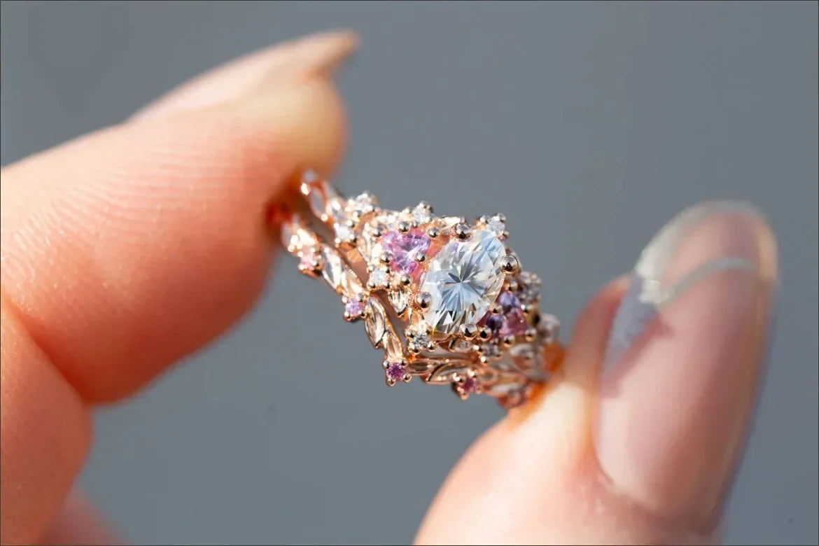 Classic Set Women Ring Simple Small Fresh Copper Inset Artificial Zircon Fashion Personality Trend Fashion Luxury