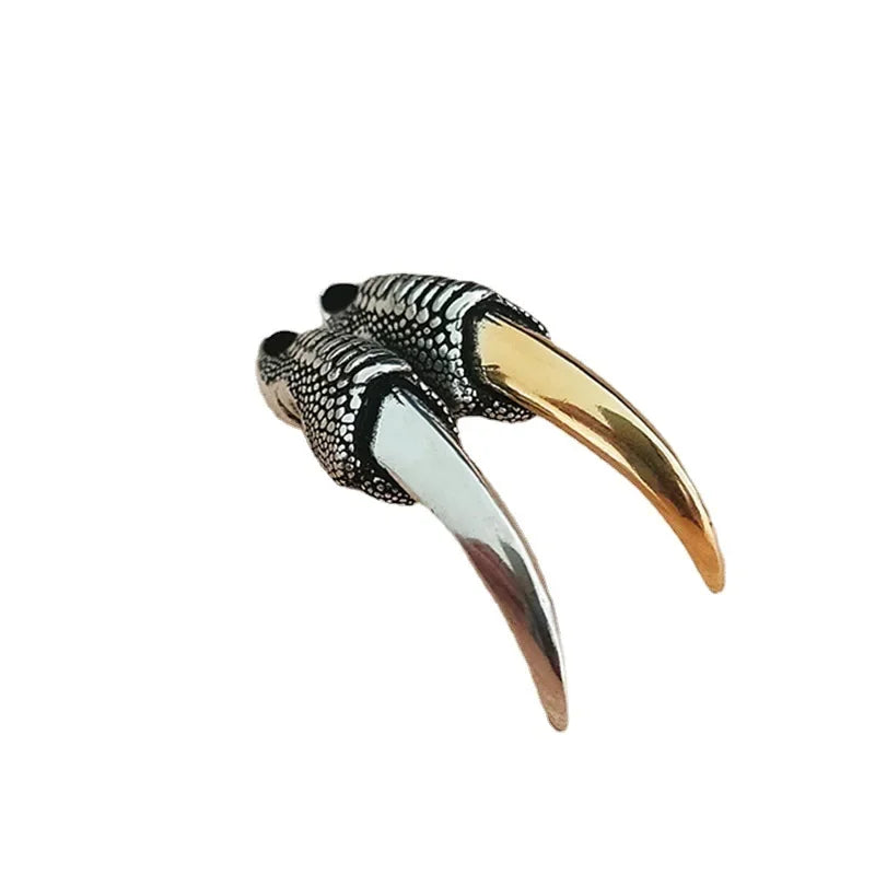 Vintage Punk Dragon Claw Pendant Necklace for Men Personality Biker Pendant Hip Hop Rock Party Jewelry Gifts