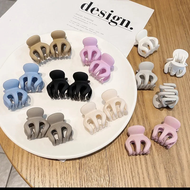 머리핀 Fashion Hight Ponytail Hair Claw Clip Acrylic Small Hair Claws Women Girls Shark Clips Headwear Barrette Hair Accessories