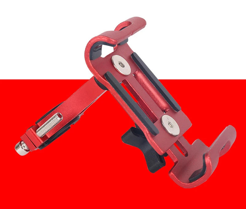 Aluminum Alloy Mobile Phone Holder MTB Bicycle Metal Cellphone Stand Shock-proof Fixed Navigation Bracket Bike Moto Accessories