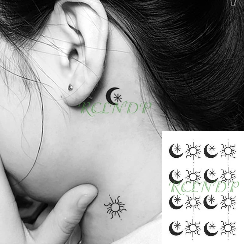 Waterproof Temporary Tattoo Sticker Anime Cartoon Kids Sea Love Pattern Flash Tatoo Fake Tatto Body Art for Woman Men