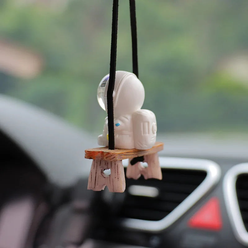 Car Accessories Interior Fun Ornaments Adorn Decors Car Decoration Creative Astronaut Pendant