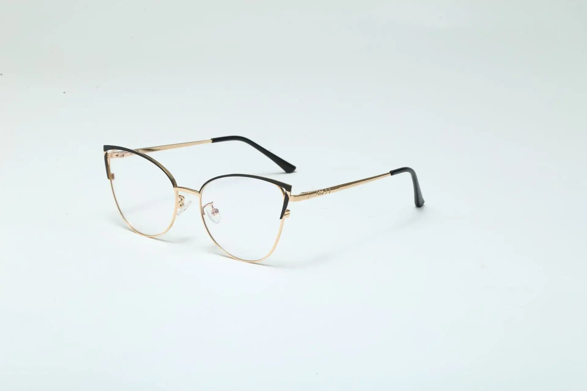New Brand Design Retro Lady Cat Eye Glasses Frame Fashion Anti Blue Light Eyeglasses Computer Goggles Women Reading Glasses Men