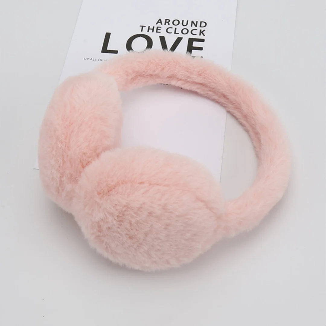 Soft Plush Earmuff for Winter Fashion Women's Outdoor Cold Protection Portable Travel Warm and Thickened Ear Muff Ear Protector