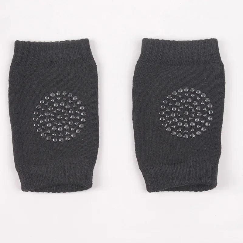 Infant Knee Pads Plain Color Glue Point Anti-Slip Children Knee Breathable Movement Summer Baby Crawling Elbow Pads