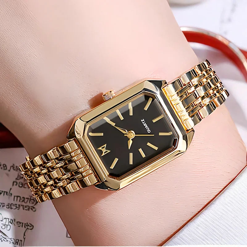 Brand Ladies Quartz Watch Steel Strap Luxury Fashion Wristwatches for Women Female Roman Scale Clock Dropshipping Reloj Mujer