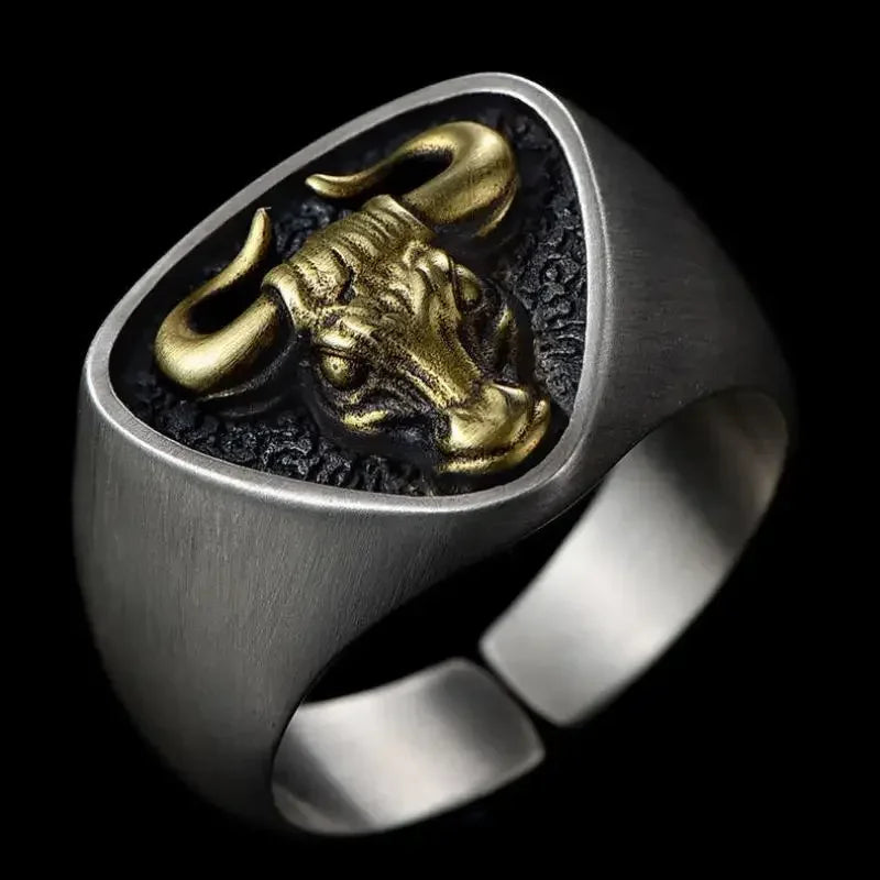 Egyptian Eye of Horus Open Ring Retro Pharaoh Totem Adjustable Ring Men\'s Hip Hop Punk Trend Amulet Jewelry