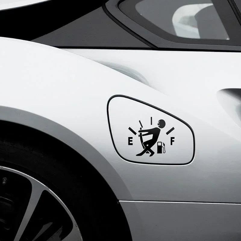 Funny Creative Reflective Car Fuel Tank Cover Stickers Reflective Auto Stickers Car Decoration Accessories