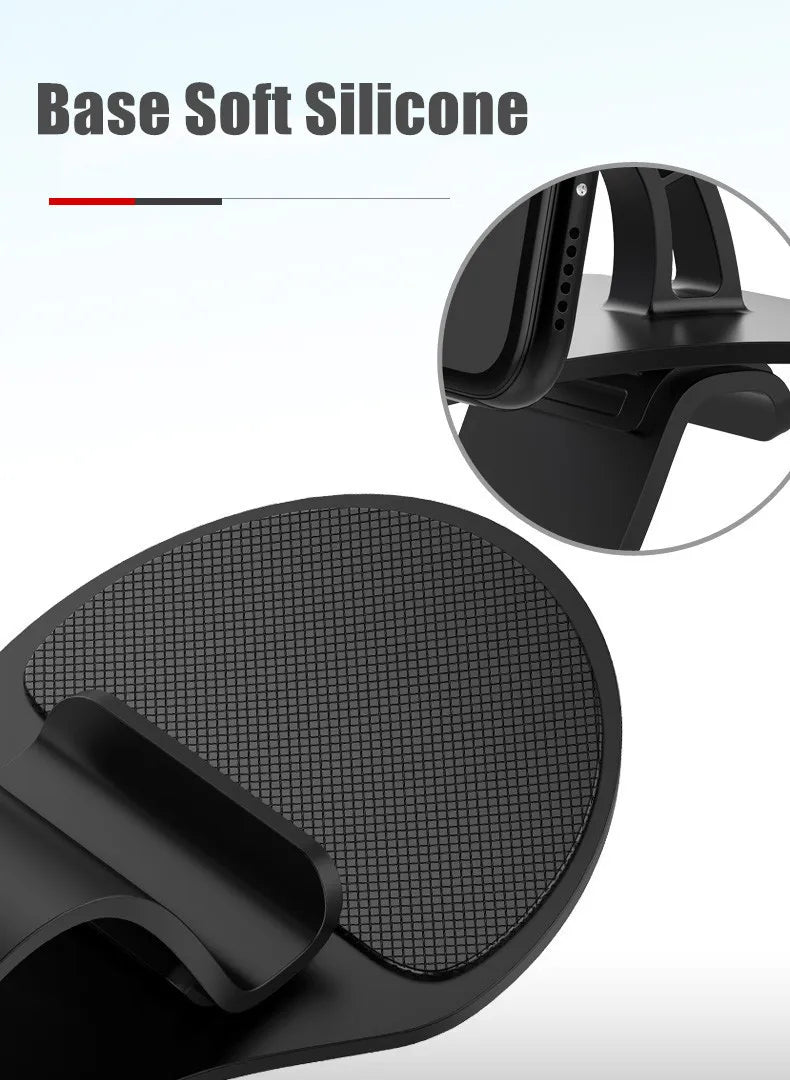 360° Rotatable Car Phone Holder Universal Smartphone Stands Car Rack Dashboard Support for Auto Grip Mobile Phone Fixed Bracket