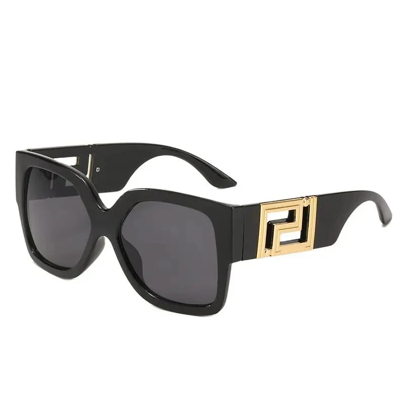 Sunglasses Men Women Vintage Oversize Trendy Square Gradient Shades Sun Glasses 2023 Luxury Brand Design Fashion UV400 Eyewear