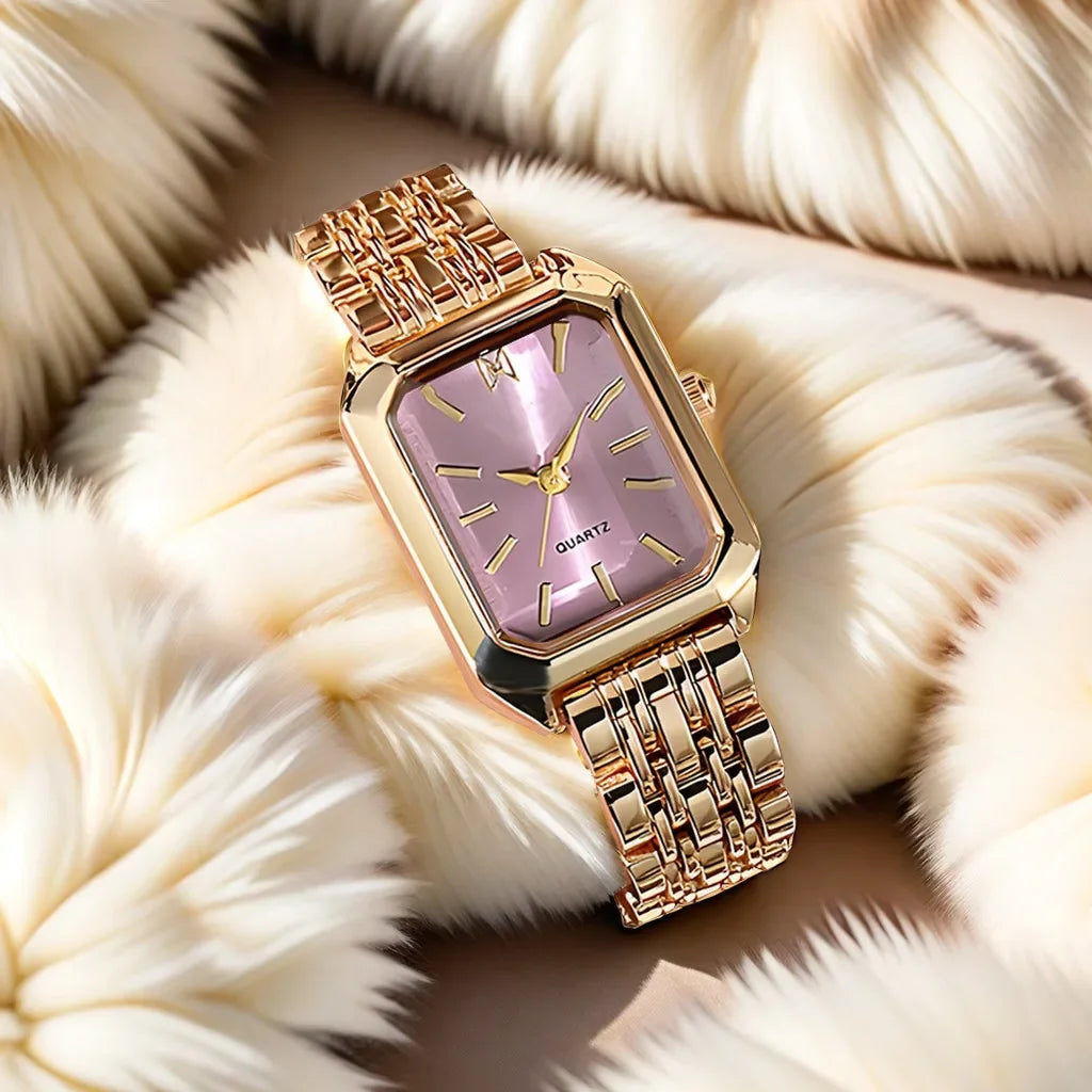 Brand Ladies Quartz Watch Steel Strap Luxury Fashion Wristwatches for Women Female Roman Scale Clock Dropshipping Reloj Mujer