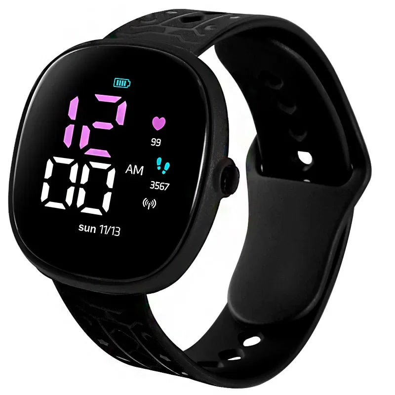 New LED Student Electronic Watch Children Wrist Watch Sports Waterproof Children's Digital Watch kids