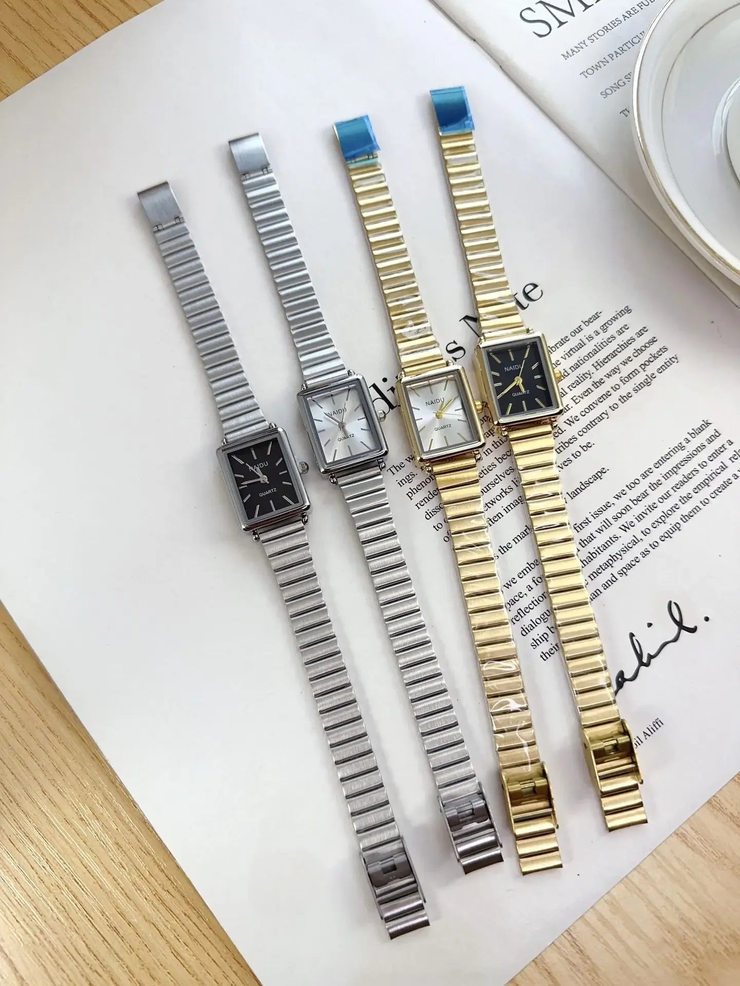 2025 New Women Watch Stainless Steel Belt Quartz Watch Luxury Ladies Quartz Wristwatch Dropshipping Relojes Para Mujer