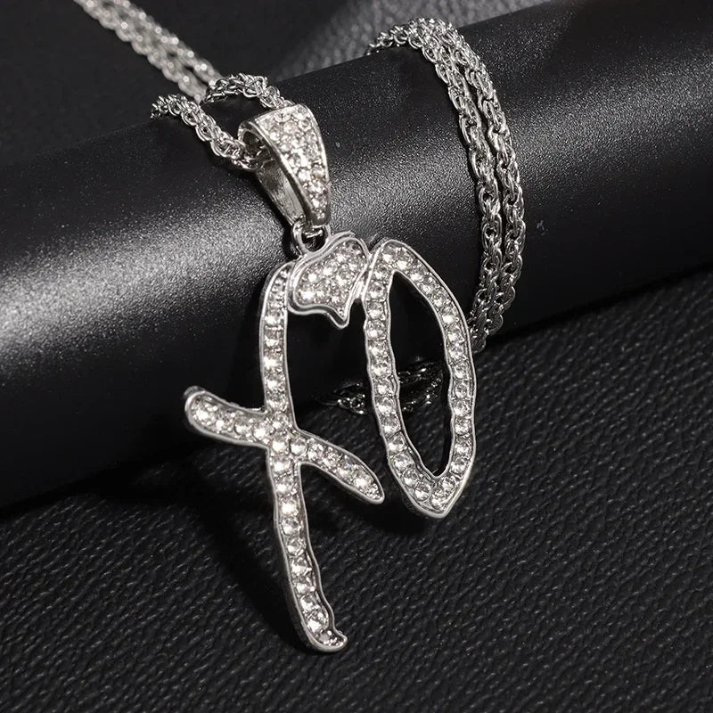 Classic Fashion Punk High Quality Metal Male and Female Hip-hop Pendant Necklace Slip Chain Jewelry