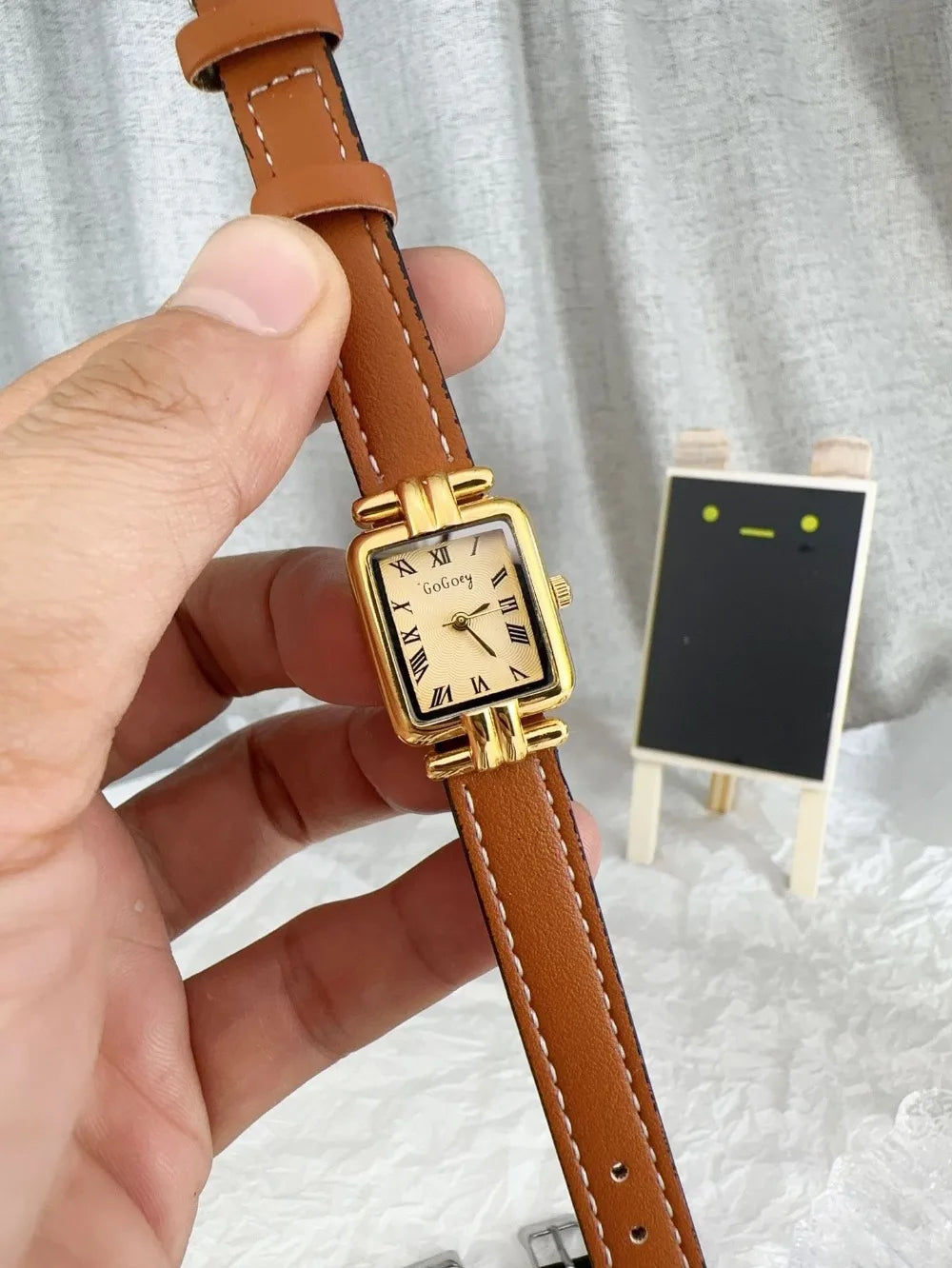 Fashion Ladies Watch Simple Vintage Roman Dial Quartz Watch Leather Strap Women Wristwatches Dropshipping Relojes Para Mujer