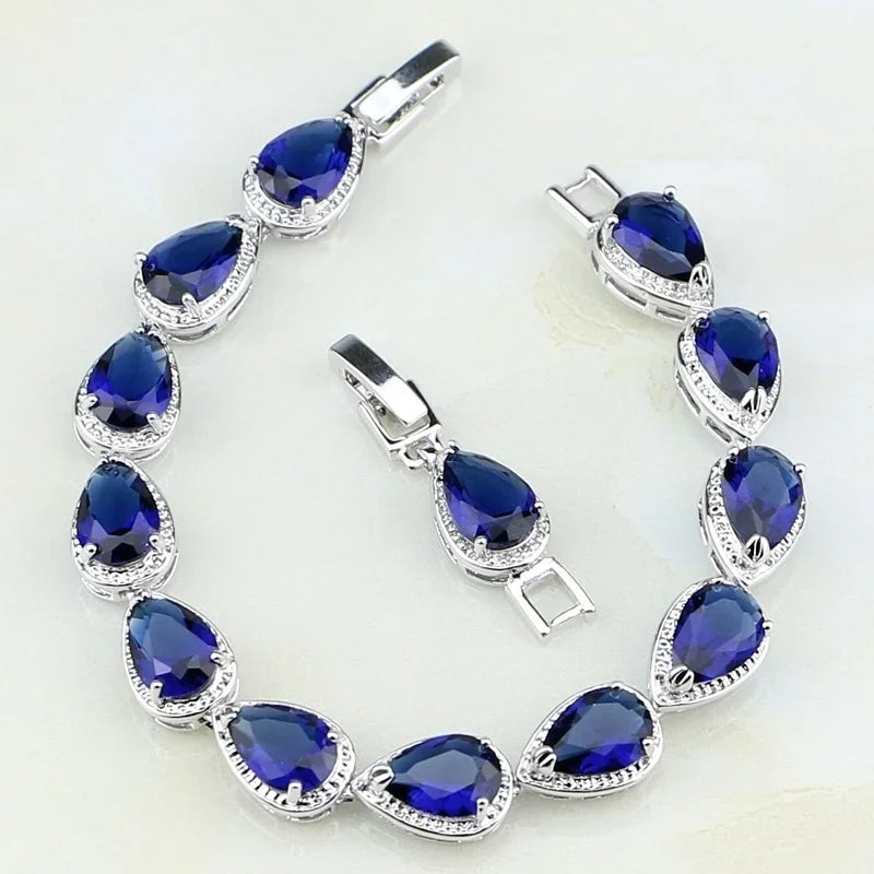 Elegant Shiny Water Drop Zircon Bracelet Fashionable Charm Jewelry Suitable for Daily and Banquet