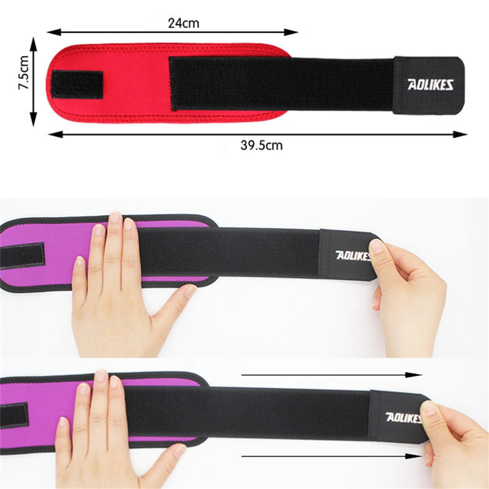 1pc Wristband Compression Wrist Support Adjustable Wrist Brace for Gym Fitness Weightlifting Wrist Wrap Tendonitis Pain Relief