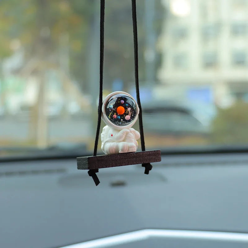 Car Accessories Interior Fun Ornaments Adorn Decors Car Decoration Creative Astronaut Pendant