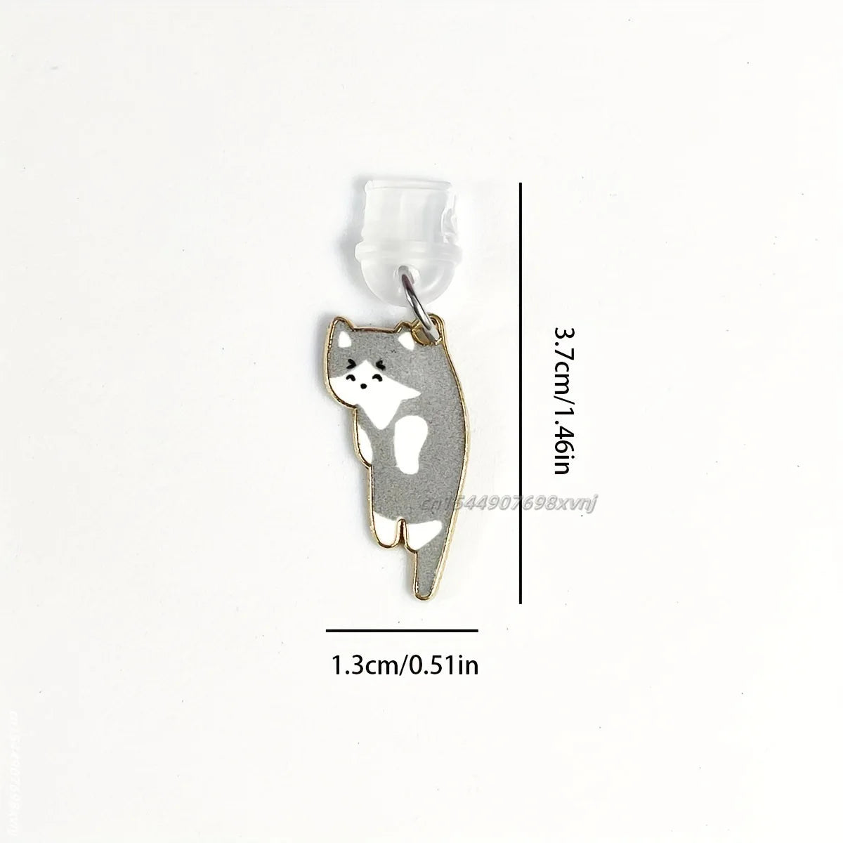 1pcs cat phone dust plug suitable for iPhone for Samsung Type-C interface dust plug phone suspension accessories cute cat