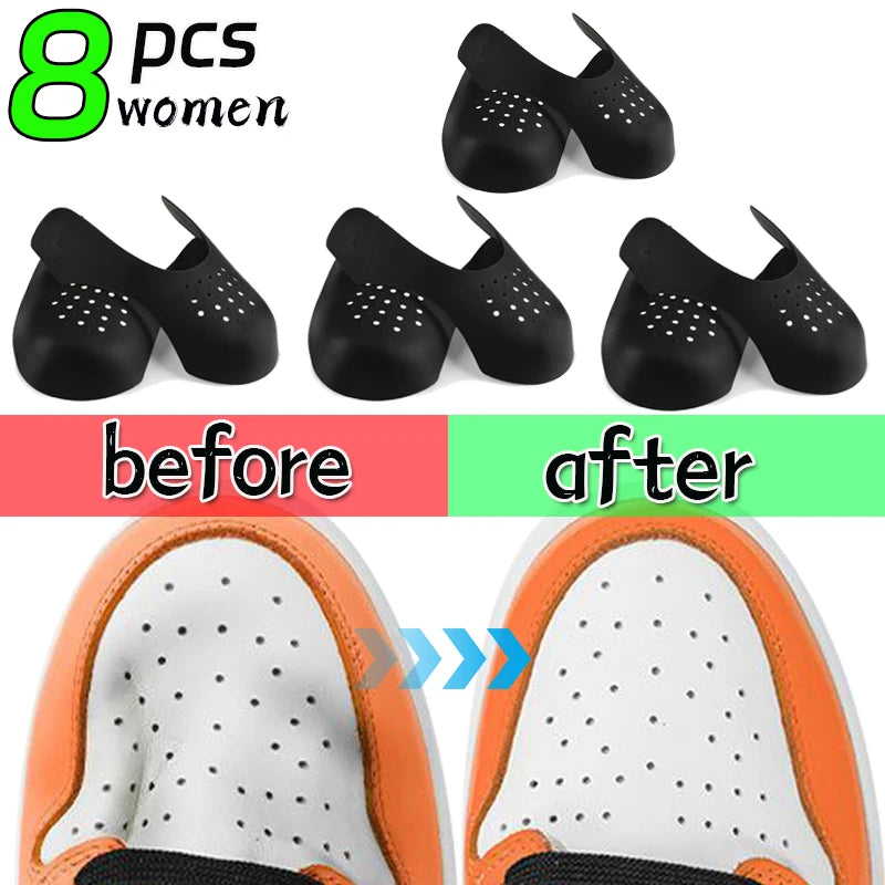 5Pairs Anti Crease Shoe Head Protector for Casual Sneaker Anti Wrinkle Shoe Toe Caps Support Stretcher Expander Shoes Protection