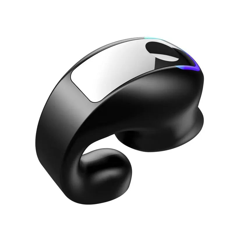 Bone Conduction Earbuds Waterproof Mini Single Ear Clip Earphone Bluetooth-compatible 5.3 Wireless Headphone for Call Smartphone