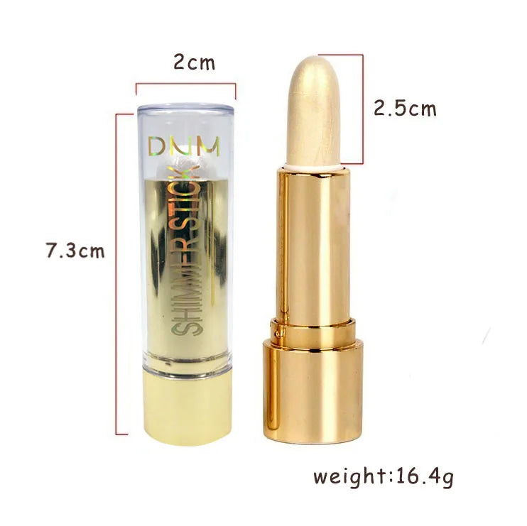 3 Colors 3D Face Brighten Highlighter Bar Cosmetic Face Contour Bronzer Shimmer Highlighter Stick Concealer Cream Makeup tool