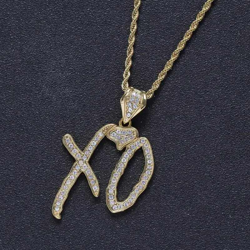 Hip Hop Ice Out Angel Wings Money Bag Pendant Necklace Suitable for Men\\\\\\\'s Fashion Personalized Rock Rap Jewelry Gift