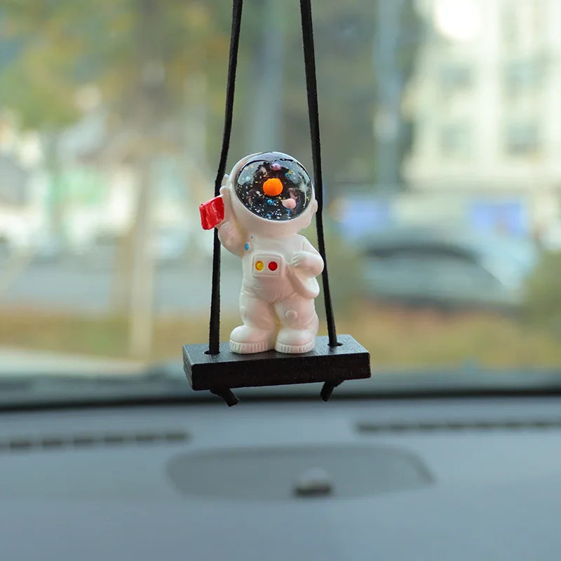 Car Accessories Interior Fun Ornaments Adorn Decors Car Decoration Creative Astronaut Pendant