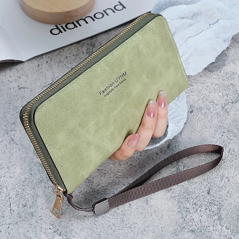 2024 Fashion Ladies Holding Long Wallets for Women Handbag Multi-function Card Mobile Phone Bag for Women Change Lady Purse