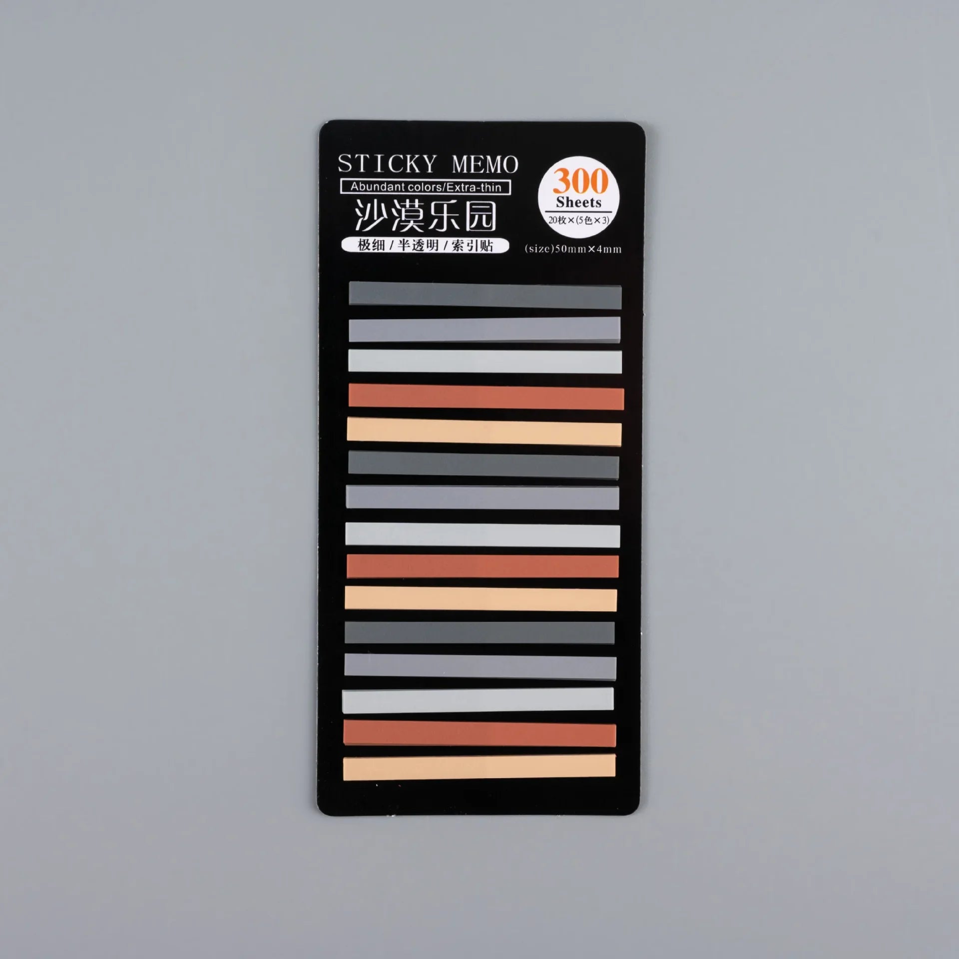 300 Sheets Colorful Practical Index Sticky Notes Thin Tags Memo Bookmark Stickers Label Office Students Book Reading Marking