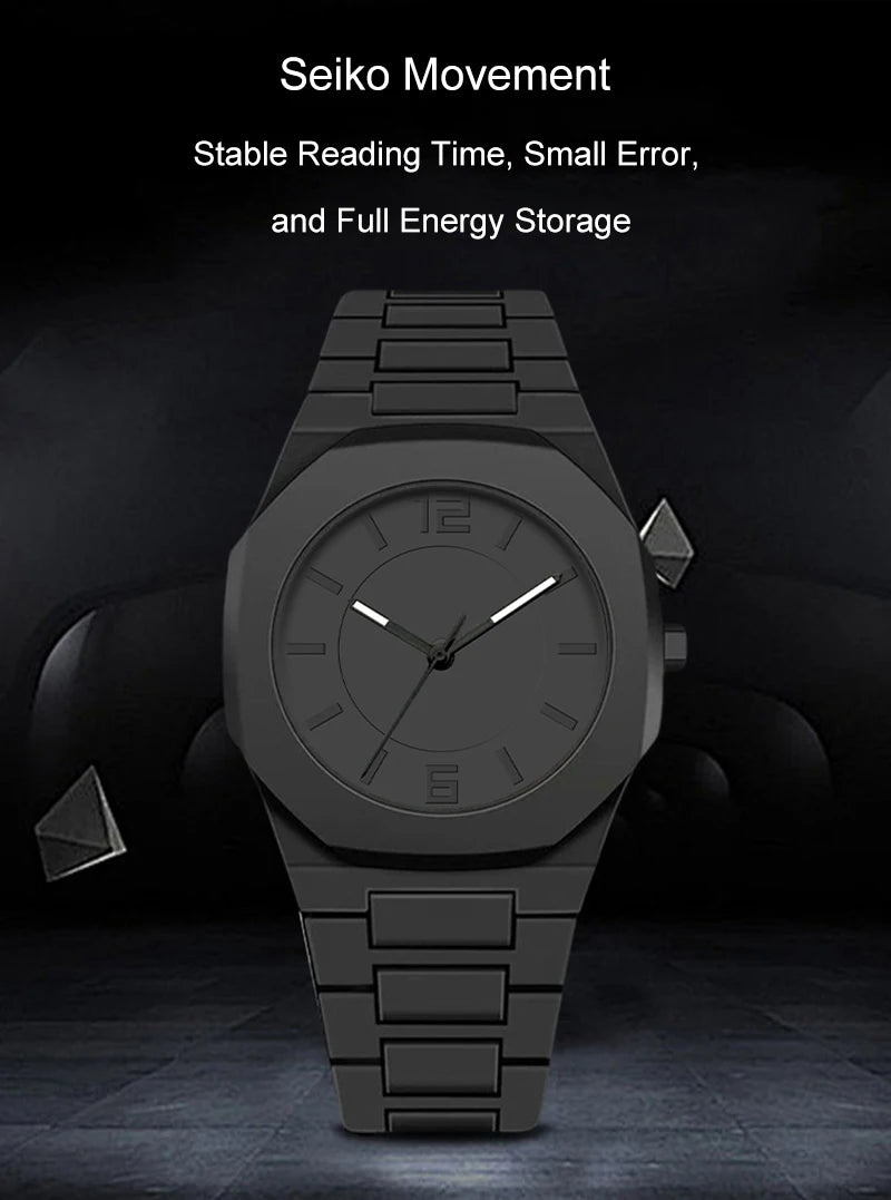 UTHAI 2025 New Men's Watches Business Waterproof Plastic Wristbands Fashionable And Casual Quartz Watches Reloj Hombre