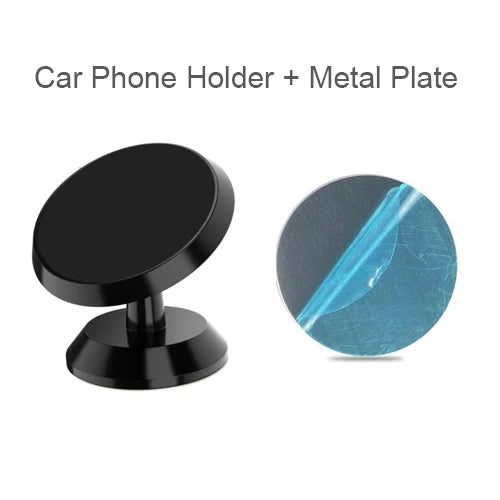 Metal Magnetic Car Phone Holder Mobile Cell Phone Holder Stand Magnet Mount Bracket In Car For iPhone 13 12 Samsung Redmi Xiaomi