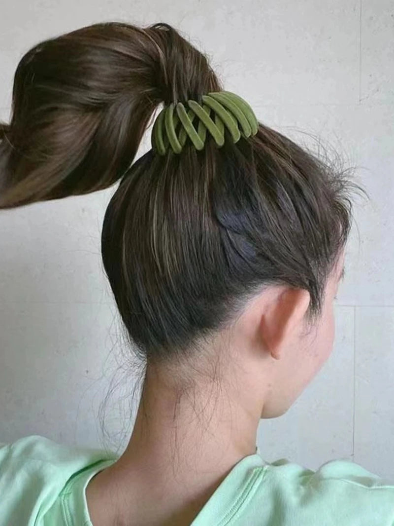 Ponytail Hair Rings Clips Hair Clips Women Bird Nest Shaped Hair Hairpin Simple Magic Lazy Braider Tool Women Hair Accessories