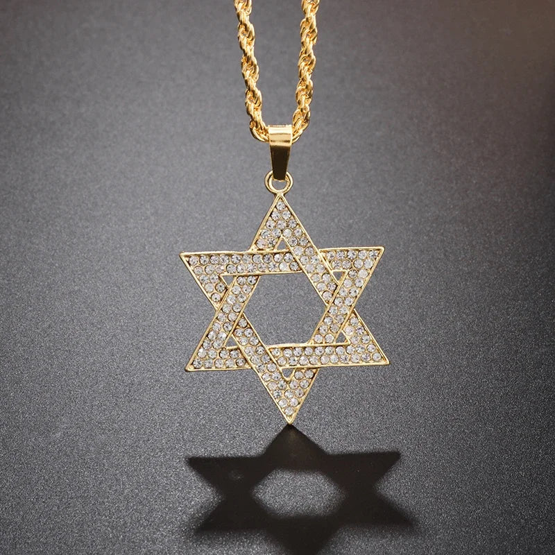 Classic Fashion Necklace Men and Women Hip Hop Punk Letter Micro Inlaid Sliding Pendant Long Necklace