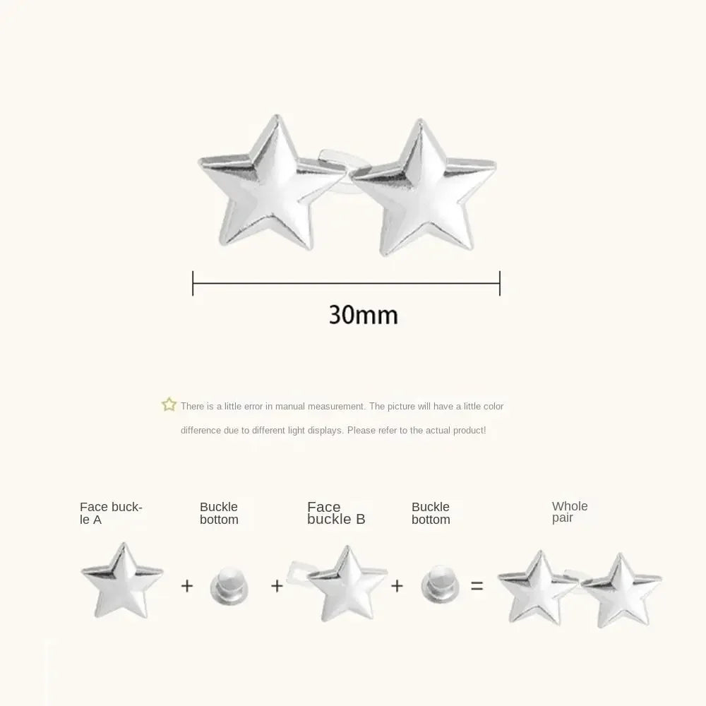 1Pcs Star Adjustable Pants Fastener Clips for Pants Pin Retractable Waist Button Loose Button for Jeans Perfect Fit Reduce Waist