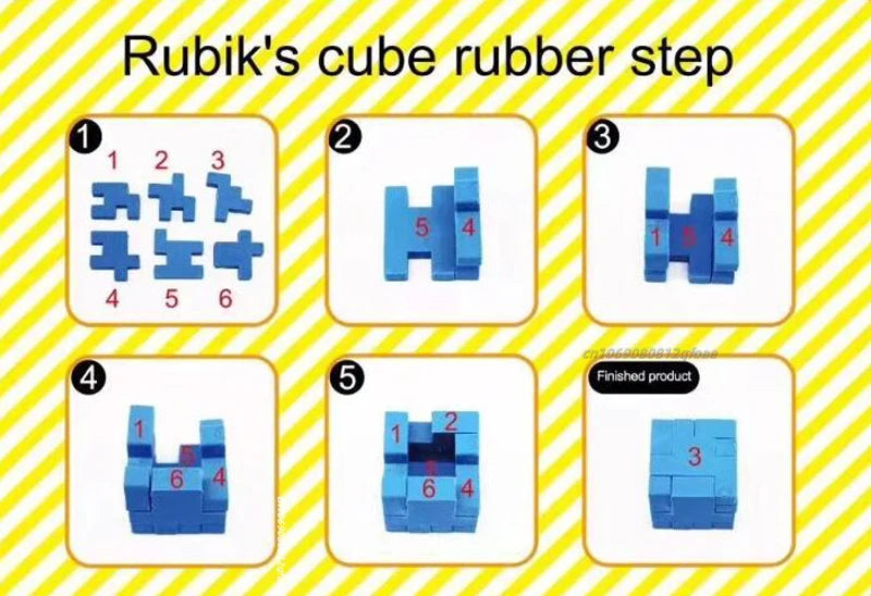 Block Puzzle Maze Toy Cube Rubber Eraser Kids Educational Toys Reward Prizes Toy Party Toys Favors Gift kids Learning supplies