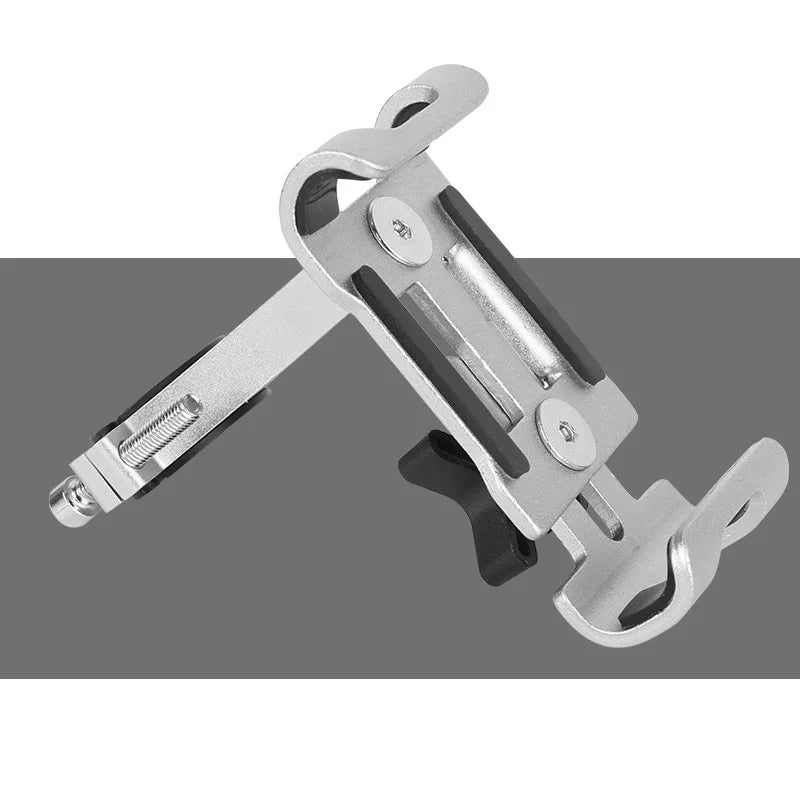 Aluminum Alloy Mobile Phone Holder MTB Bicycle Metal Cellphone Stand Shock-proof Fixed Navigation Bracket Bike Moto Accessories