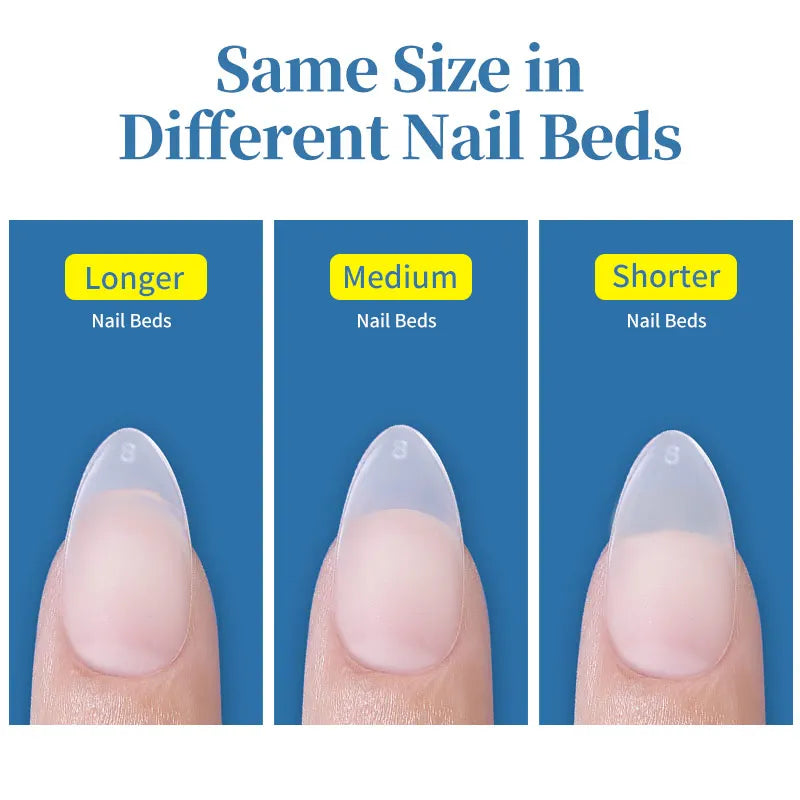 120PCS Matte Fake Nails Capsules Almond Coffin T Shape Full Cover False Nails Frosted Artificial Nail Soft Gel Tips Manicure Nai
