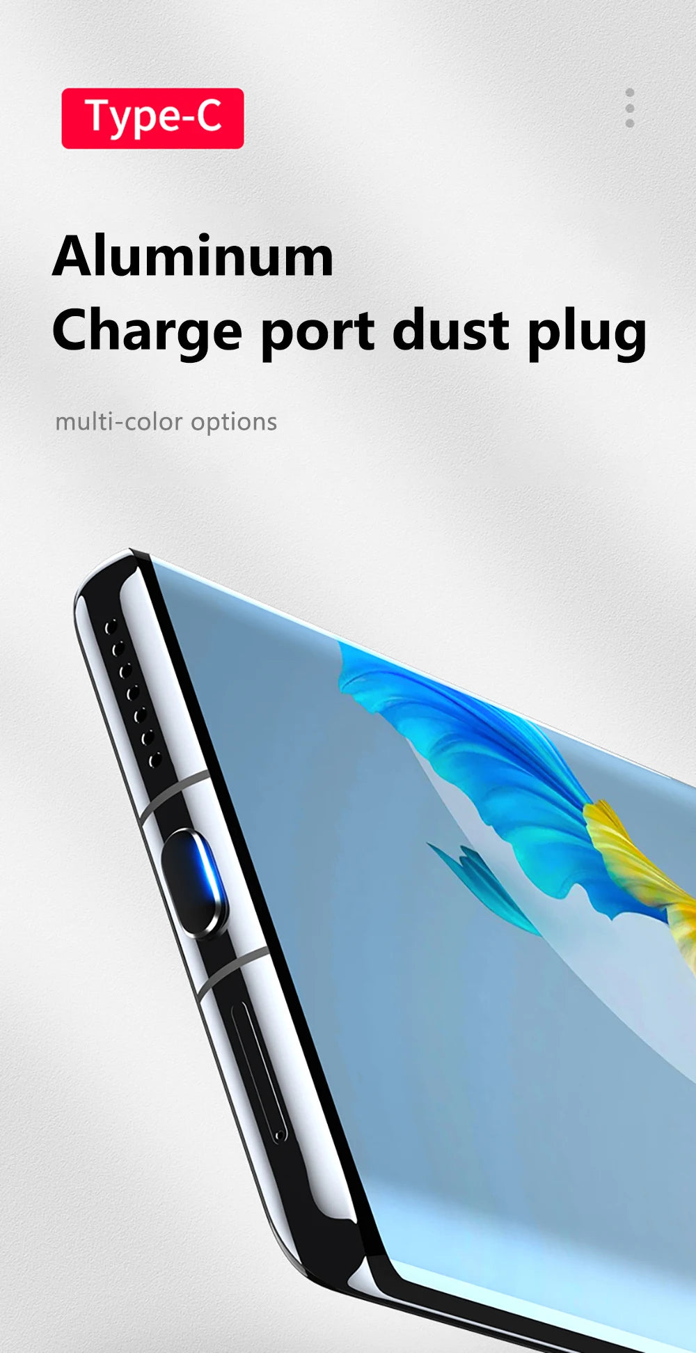 Metal Type C Dust Plug 3.5mm Earphone Jack Sim Card Pin Port Anti-dust Plug Cover Cap for Samsung Huawei Xiaomi iPhone Dust Plug