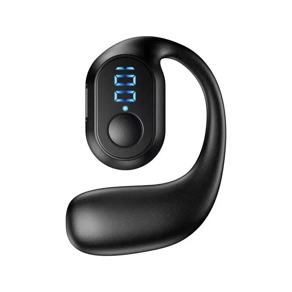 Bluetooth 5.2 Earphone Ear Hook Wireless Headset LED Display Business Headphone HiFi Stereo Waterproof Earbud for Xiaomi iPhone
