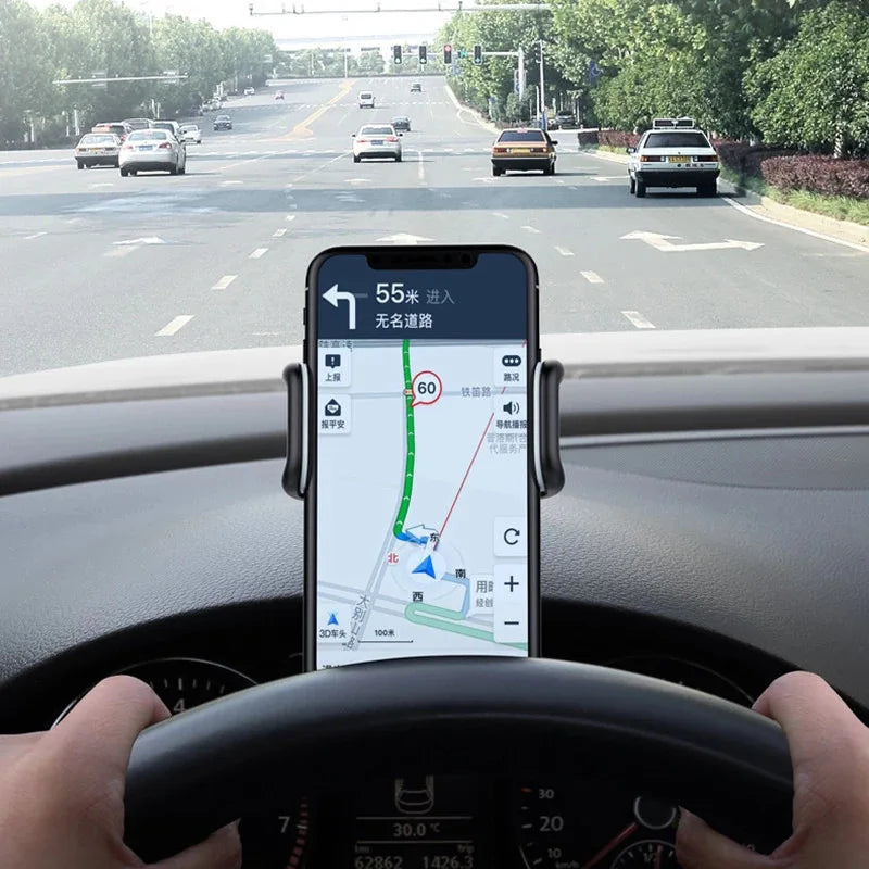 360° Rotatable Car Phone Holder Universal Smartphone Stands Car Rack Dashboard Support for Auto Grip Mobile Phone Fixed Bracket
