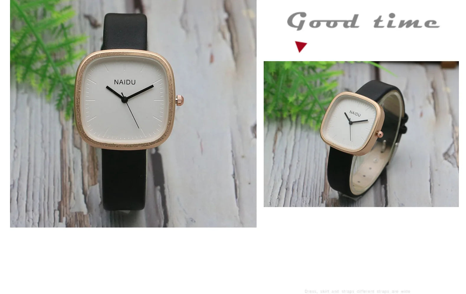 Simple Versatile Leather Belt Quartz Watch Fashion Student Small Square Watch Men and Women Student Wrist Watches Wholesale