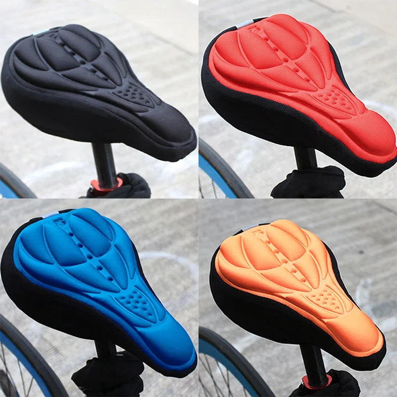 New 3D  Saddle Seat NEW Soft Bike Seat Cover Comfortable Foam Seat Cushion Cycling Saddle for  Bike Accessories