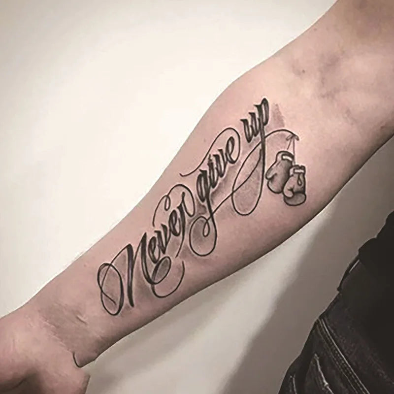Long Lasting Temporary Tattoo Stickers Men Arm Sleeve Body Painting Juice Ink Fake Tattoo For Male Adult Semi Permanent Tattoos