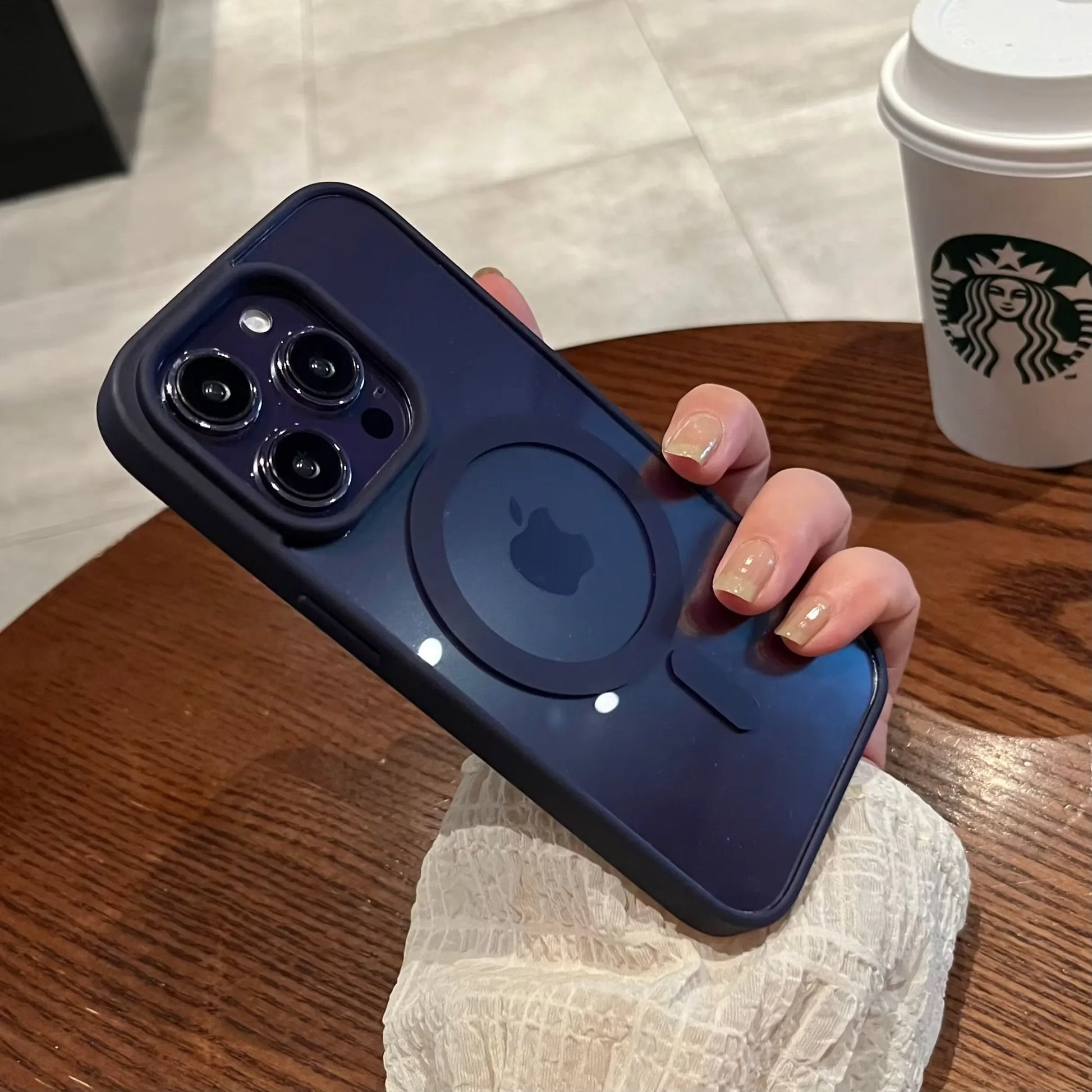 Shockproof Acrylic Magnetic Clear Phone Case For iPhone 16 15 14 13 12 11 Pro Max 14 Plus Magsafe Wireless Charge Hard PC Cover